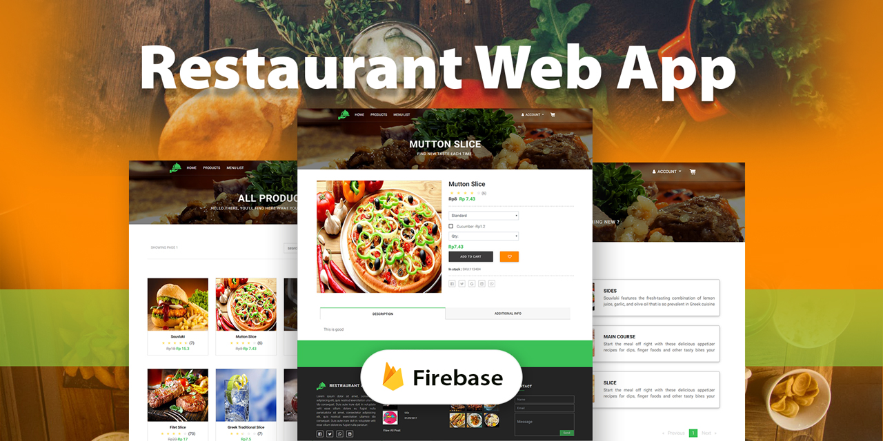 Restaurant Web Application